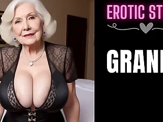 [GRANNY Story] Horny Step Grandmother plus Me Part 1